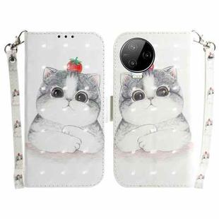 For Infinix Note 12 Pro 4G 3D Colored Horizontal Flip Leather Phone Case(Cute Cat)