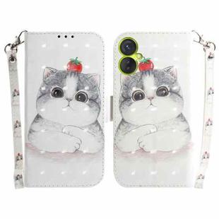 For Tecno Camon 19 Neo 3D Colored Horizontal Flip Leather Phone Case(Cute Cat)