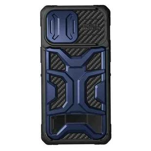 For iPhone 14 Pro Max NILLKIN Sliding Camera Cover Design TPU + PC Phone Case(Blue)