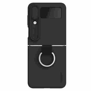 For Samsung Galaxy Z Flip4 5G NILLKIN CamShield Liquid Silicone + PC Full Coverage Case(Black)
