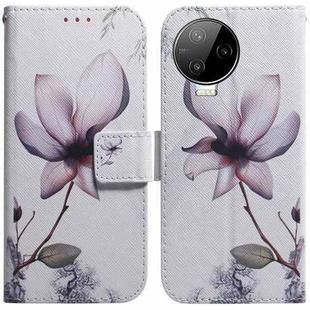 For Infinix Note 12 Pro 4G Coloured Drawing Horizontal Flip Leather Phone Case(Magnolia Flower)