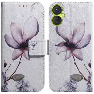 For Tecno Camon 19 Neo Coloured Drawing Horizontal Flip Leather Phone Case(Magnolia Flower)