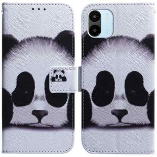 For Xiaomi Redmi A1 Coloured Drawing Horizontal Flip Leather Phone Case(Panda)