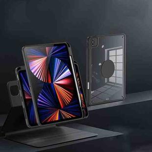 For iPad Pro 11 2022/2021/2020 Benks Split Magnetic Leather Case with Holder(Black)