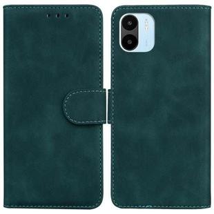 For Xiaomi Redmi A1 Skin Feel Pure Color Flip Leather Phone Case(Green)