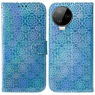 For Infinix Note 12 Pro 4G Colorful Magnetic Buckle Leather Phone Case(Blue)