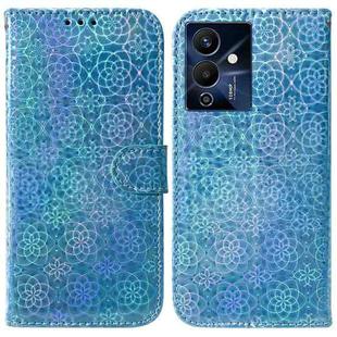 For Infinix Note 12 Pro 5G Colorful Magnetic Buckle Leather Phone Case(Blue)