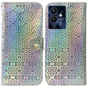 For Infinix Note 12 Pro 5G Colorful Magnetic Buckle Leather Phone Case(Silver)