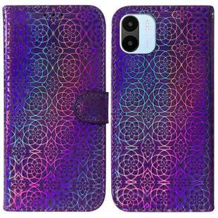 For Xiaomi Redmi A1 Colorful Magnetic Buckle Leather Phone Case(Purple)