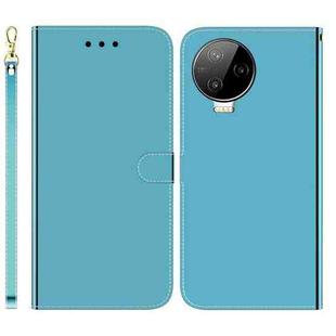 For Infinix Note 12 Pro 4G Imitated Mirror Surface Leather Phone Case(Blue)