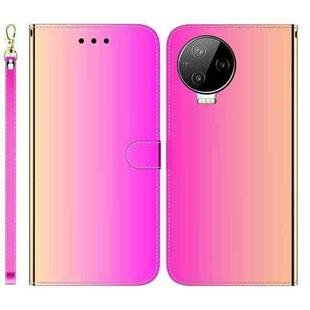 For Infinix Note 12 Pro 4G Imitated Mirror Surface Leather Phone Case(Gradient Color)