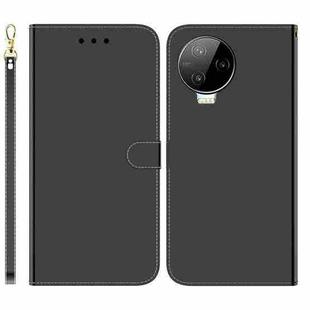 For Infinix Note 12 Pro 4G Imitated Mirror Surface Leather Phone Case(Black)