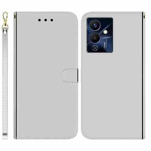 For Infinix Note 12 Pro 5G Imitated Mirror Surface Leather Phone Case(Silver)