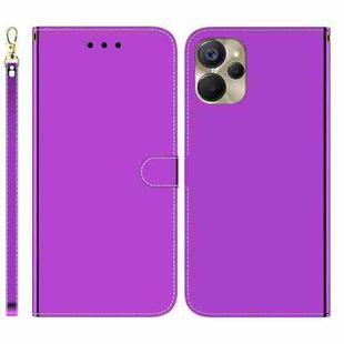 For Realme 9i 5G Imitated Mirror Surface Leather Phone Case(Purple)