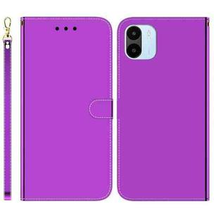 For Xiaomi Redmi A1 Imitated Mirror Surface Leather Phone Case(Purple)