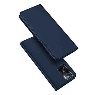 For OPPO A57 4G / A57s / A57e / A77 4G DUX DUCIS Skin Pro Series Flip Leather Phone Case(Blue)