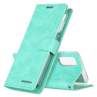 For Galaxy S20 Ultra GOOSPERY BLUE MOON DIARY Crazy Horse Texture Horizontal Flip Leather Case With Bracket & Card Slot & Wallet(Mint Green)
