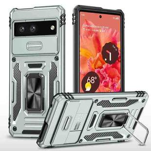 For Google Pixel 7 Armor PC + TPU Camera Shield Phone Case(Grey)