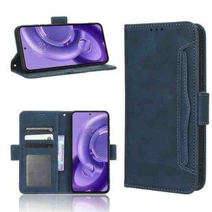 For Motorola Edge 30 Neo / Edge 30 Lite Skin Feel Calf Texture Card Slots Leather Phone Case(Blue)