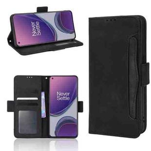 For OPPO  Reno8 Lite 5G Global/Reno8 Z/Reno7 Z Skin Feel Calf Texture Card Slots Leather Phone Case(Black)