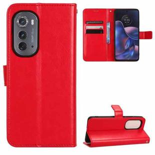 For Motorola Edge 2022 Retro Crazy Horse Texture Leather Phone Case(Red)