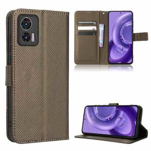 For Motorola Edge 30 Neo / Edge 30 Lite Diamond Texture Leather Phone Case(Brown)