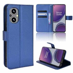 For OPPO Reno8 Lite 5G Global/Reno8 Z/Reno7 Z Diamond Texture Leather Phone Case(Blue)