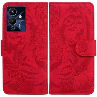 For Infinix Note 12 Pro 5G Tiger Embossing Pattern Horizontal Flip Leather Phone Case(Red)