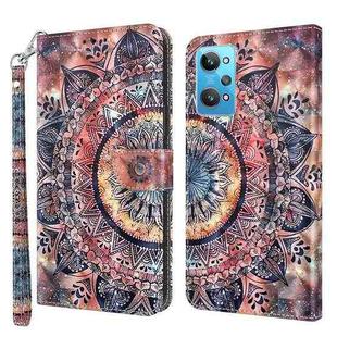 For Realme GT2 / GT Neo2 / GT Neo 3T 3D Painted Leather Phone Case(Colorful Mandala)