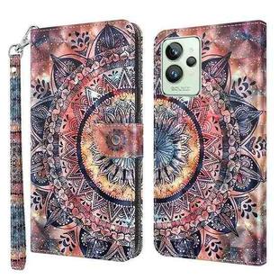 For Realme GT2 Pro 3D Painted Leather Phone Case(Colorful Mandala)