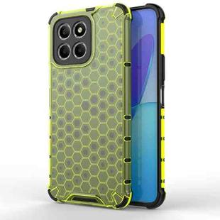 For Honor X8 5G Shockproof Honeycomb PC + TPU Phone Case(Green)