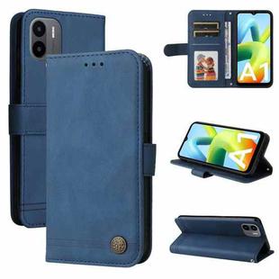 For Xiaomi Redmi A1 4G Skin Feel Life Tree Metal Button Leather Phone Case(Blue)