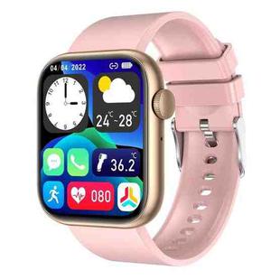 QX7 1.85 inch TFT Screen Smart Watch, Support Bluetooth Call / Hearth Monitoring / 100+ Sports Modes(Pink Gold)