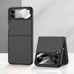 For Samsung Galaxy Z Flip4 5G GKK Integrated Liquid Silicone Phone Case(Black)