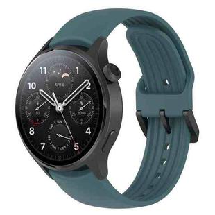 For Xiaomi Watch S1 Pro Silicone Watch Band(Rock Cyan)