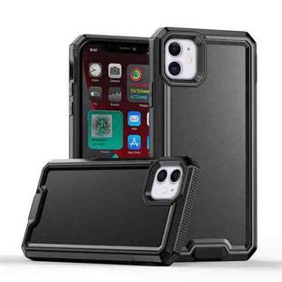 For iPhone 11 Armour Two-color TPU + PC Phone Case(Black)
