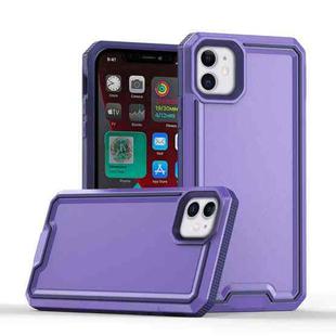 For iPhone 11 Armour Two-color TPU + PC Phone Case(Purple)