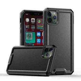 For iPhone 11 Pro Armour Two-color TPU + PC Phone Case(Black)