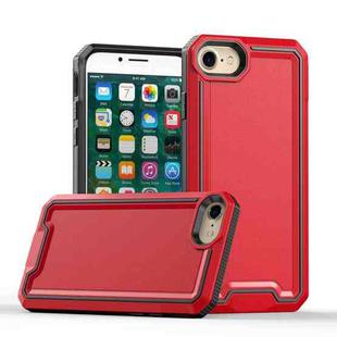 For iPhone SE 2022 / SE 2020 / 8 / 7 Armour Two-color TPU + PC Phone Case(Red+Black)