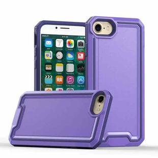 For iPhone SE 2022 / SE 2020 / 8 / 7 Armour Two-color TPU + PC Phone Case(Purple)