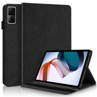 For Xiaomi Redmi Pad 10.61 Life Tree Series Horizontal Flip Leather Case with Holder(Black)