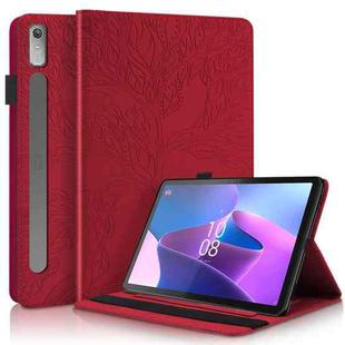 For Lenovo Tab P11 Pro Gen 2 Life Tree Series Horizontal Flip Leather Case with Holder(Red)