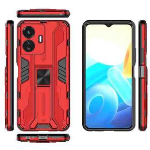 For vivo Y77E Supersonic PC + TPU Shock-proof Phone Case(Red)