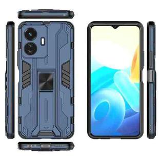 For vivo Y77E Supersonic PC + TPU Shock-proof Phone Case(Blue)