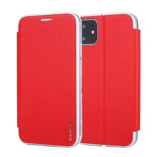 For iPhone 11 CMai2 Linglong Series PC+PU Horizontal Flip Leather Case with Holder & Card Slot(Red)