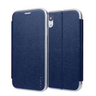 For iPhone XR CMai2 Linglong Series PC+PU Horizontal Flip Leather Case with Holder & Card Slot(Royal Blue)