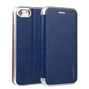 For  iPhone 6 & 6s CMai2 Linglong Series PC+PU Horizontal Flip Leather Case with Holder & Card Slot(Royal Blue)