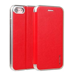For  iPhone 6 & 6s CMai2 Linglong Series PC+PU Horizontal Flip Leather Case with Holder & Card Slot(Red)