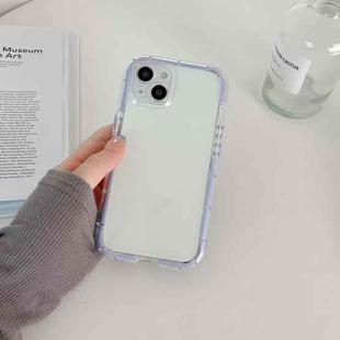 For iPhone 14 Pro Max Luminous TPU Phone Case(Transparent Blue)