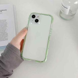 For iPhone 14 Pro Max Luminous TPU Phone Case(Transparent Green)